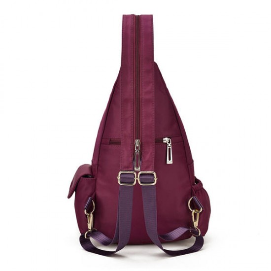 Women Nylon Multifunctional Waterproof Crossbody Bag Backpack Leisure Travel Chest Bag Baby Bag Women Nylon Multifunctional Waterproof Crossbody Bag Backpack Leisure Travel Chest Bag Baby Bag