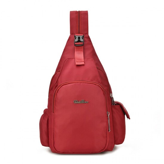 Women Nylon Multifunctional Waterproof Crossbody Bag Backpack Leisure Travel Chest Bag Baby Bag Women Nylon Multifunctional Waterproof Crossbody Bag Backpack Leisure Travel Chest Bag Baby Bag