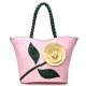 Women Multifunctional PU Leather Vintage Solid Rose Handbag Women Multifunctional PU Leather Vintage Solid Rose Handbag