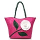 Women Multifunctional PU Leather Vintage Solid Rose Handbag Women Multifunctional PU Leather Vintage Solid Rose Handbag