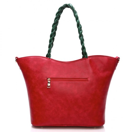 Women Multifunctional PU Leather Vintage Solid Rose Handbag Women Multifunctional PU Leather Vintage Solid Rose Handbag