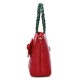 Women Multifunctional PU Leather Vintage Solid Rose Handbag Women Multifunctional PU Leather Vintage Solid Rose Handbag