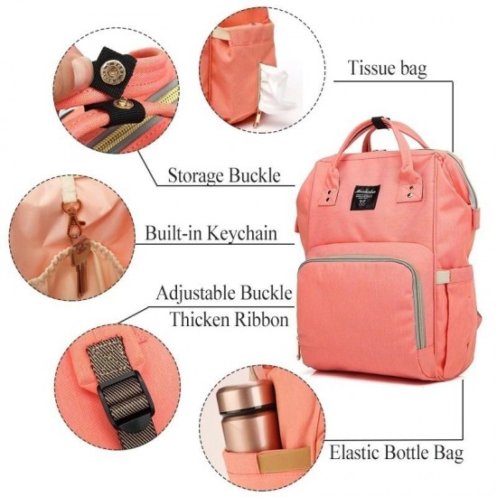 Multi-function Mother Mama Baby Feeding Water Bottle Nursing Bag Diaper Waterproof Bag Stroller Backpack Computer Bag for Women Mom Outdoor Travel Multi-function Mother Mama Baby Feeding Water Bottle Nursing Bag Diaper Waterproof Bag Stroller Backpack Computer Bag for Women Mom Outdoor Travel