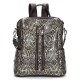 Brenice Women Brush Color Backpack Embossed Shoulder Bag Brenice Women Brush Color Backpack Embossed Shoulder Bag