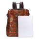 Brenice Women Brush Color Backpack Embossed Shoulder Bag Brenice Women Brush Color Backpack Embossed Shoulder Bag
