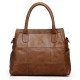 Vintage Women Handbag Soft Crossbody Bag Triple Compartments Shoulder Bags Vintage Women Handbag Soft Crossbody Bag Triple Compartments Shoulder Bags