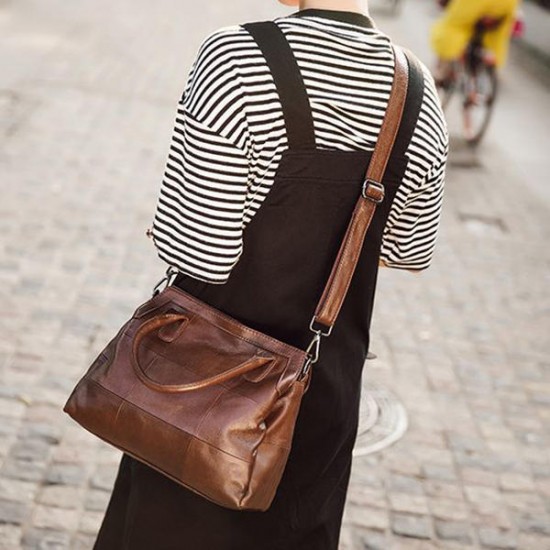 Vintage Women Handbag Soft Crossbody Bag Triple Compartments Shoulder Bags Vintage Women Handbag Soft Crossbody Bag Triple Compartments Shoulder Bags