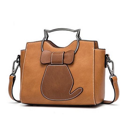 Women Cute Cat Pattern Handbag Large Capacity Leisure Shoul Women Cute Cat Pattern Handbag Large Capacity Leisure Shoul