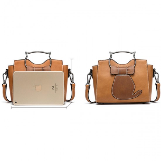Women Cute Cat Pattern Handbag Large Capacity Leisure Shoul Women Cute Cat Pattern Handbag Large Capacity Leisure Shoul