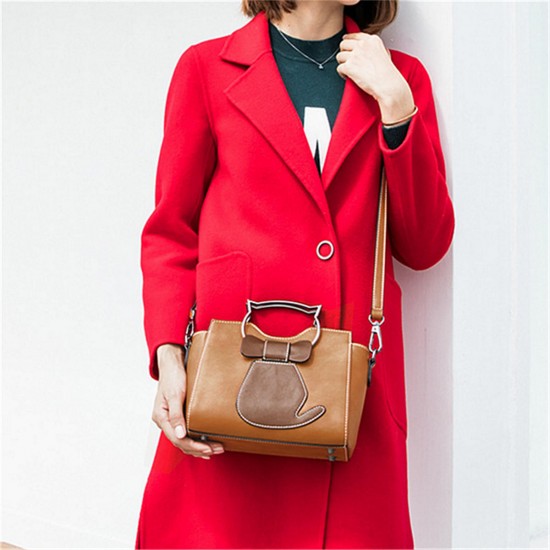 Women Cute Cat Pattern Handbag Large Capacity Leisure Shoul Women Cute Cat Pattern Handbag Large Capacity Leisure Shoul