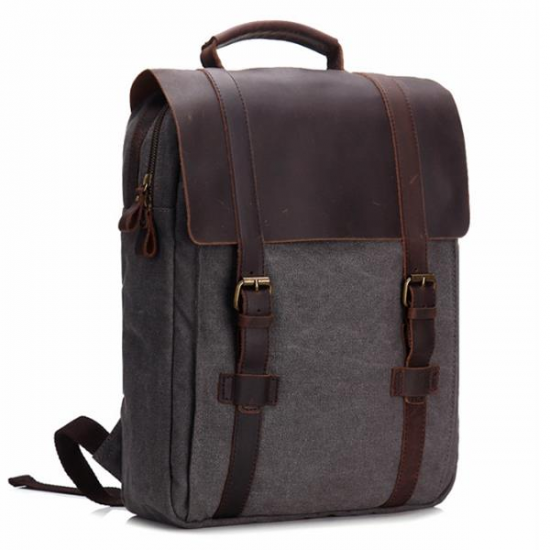 Vintage Canvas 15 inch Laptop Bag Backpack Men Women Vintage Canvas 15 inch Laptop Bag Backpack Men Women