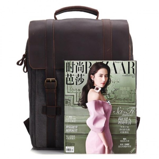 Vintage Canvas 15 inch Laptop Bag Backpack Men Women Vintage Canvas 15 inch Laptop Bag Backpack Men Women