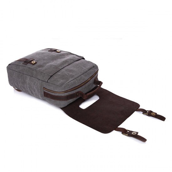 Vintage Canvas 15 inch Laptop Bag Backpack Men Women Vintage Canvas 15 inch Laptop Bag Backpack Men Women