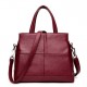 3 Main Pockets Women Casual PU Leather Handbag 3 Main Pockets Women Casual PU Leather Handbag