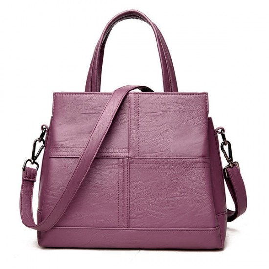 3 Main Pockets Women Casual PU Leather Handbag 3 Main Pockets Women Casual PU Leather Handbag