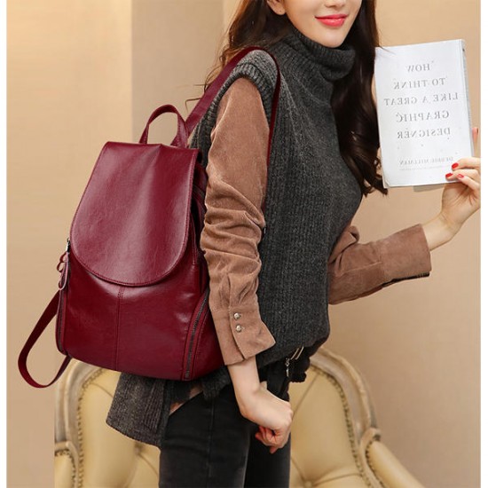 Women PU High-capacity Short-haul Travel Bag Portable Backpa Women PU High-capacity Short-haul Travel Bag Portable Backpa
