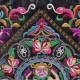 Ethnic Embroidery Flowers Bag Clutch Bag Purse For Women Ethnic Embroidery Flowers Bag Clutch Bag Purse For Women