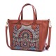 Brenice Embroidery Tote Handbags Flowers Handbags Brenice Embroidery Tote Handbags Flowers Handbags