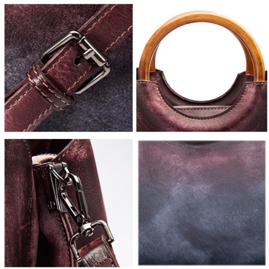 Brenice Cowhide Women Handmade Handbag Vintage Shoulder Crossbody Bag Brenice Cowhide Women Handmade Handbag Vintage Shoulder Crossbody Bag
