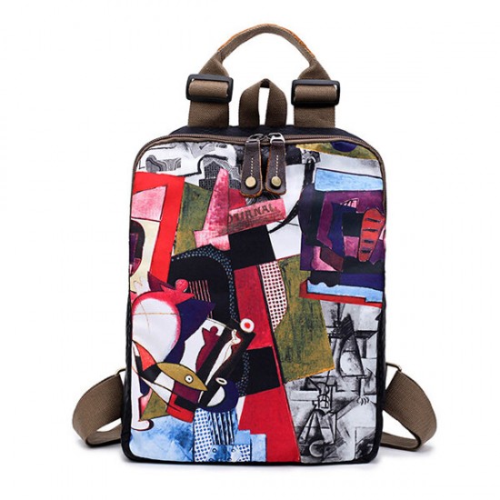 Brenice National Flower Handbags Multifuntion Shoulder Bags Backpack Brenice National Flower Handbags Multifuntion Shoulder Bags Backpack