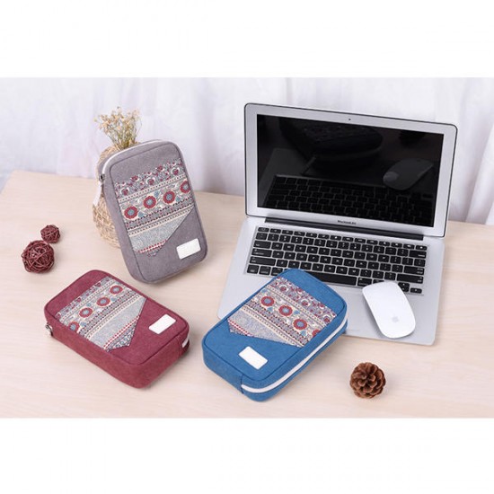 Women Canvas Data Line Storage Bag National Style Personality Clutch Bags Women Canvas Data Line Storage Bag National Style Personality Clutch Bags