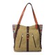 Brenice Women National Canvas Handbag Shoulder Bag Backpack Brenice Women National Canvas Handbag Shoulder Bag Backpack