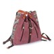 Brenice Women National Canvas Handbag Shoulder Bag Backpack Brenice Women National Canvas Handbag Shoulder Bag Backpack