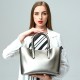 Soft Genuine Leather Women Solid Handbag Soft Genuine Leather Women Solid Handbag