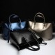 Soft Genuine Leather Women Solid Handbag Soft Genuine Leather Women Solid Handbag