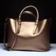 Soft Genuine Leather Women Solid Handbag Soft Genuine Leather Women Solid Handbag