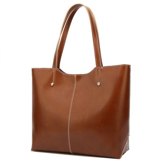 Women Simple Retro Pu Leather Tote Bag Handbag Women Simple Retro Pu Leather Tote Bag Handbag