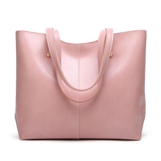 Women Simple Retro Pu Leather Tote Bag Handbag Women Simple Retro Pu Leather Tote Bag Handbag