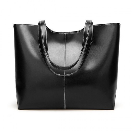 Women Simple Retro Pu Leather Tote Bag Handbag Women Simple Retro Pu Leather Tote Bag Handbag