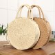 Women Hand Woven Bag Round Rattan Straw Bohemia Style Beach Circle Beach Bags Women Hand Woven Bag Round Rattan Straw Bohemia Style Beach Circle Beach Bags