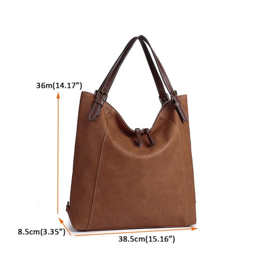Brenice Women Tote Handbag Vintage Multifuntion Backpack Shoulder Crossbody Bag Brenice Women Tote Handbag Vintage Multifuntion Backpack Shoulder Crossbody Bag