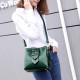 Women Leisure Solid Shoulder Bag Oil Wax Faux Leather Crossbody Bag Women Leisure Solid Shoulder Bag Oil Wax Faux Leather Crossbody Bag