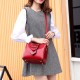 Women Leisure Solid Shoulder Bag Oil Wax Faux Leather Crossbody Bag Women Leisure Solid Shoulder Bag Oil Wax Faux Leather Crossbody Bag
