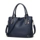 Women Faux Leather Large Capacity Tote Bag Solid Handbag Leisure Crossbody Bag Women Faux Leather Large Capacity Tote Bag Solid Handbag Leisure Crossbody Bag