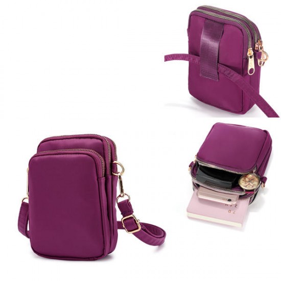 Women Waterproof Phone Bag Nylon Waist Bag Crossbody Bag Women Waterproof Phone Bag Nylon Waist Bag Crossbody Bag