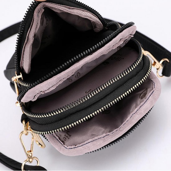Women Waterproof Phone Bag Nylon Waist Bag Crossbody Bag Women Waterproof Phone Bag Nylon Waist Bag Crossbody Bag