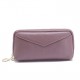 Women Genuine Leather Clutch Bag Zipper Long Wallet Two Fold Purse Women Genuine Leather Clutch Bag Zipper Long Wallet Two Fold Purse