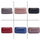 Women Genuine Leather Clutch Bag Zipper Long Wallet Two Fold Purse Women Genuine Leather Clutch Bag Zipper Long Wallet Two Fold Purse