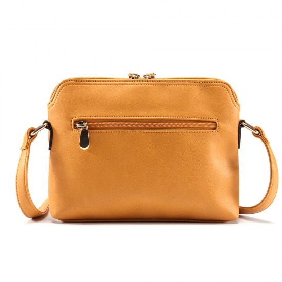 Brenice Women Solid Multi-pockets Casual Faux Leather Crossbody Bag Shoulder Bag Handbag Brenice Women Solid Multi-pockets Casual Faux Leather Crossbody Bag Shoulder Bag Handbag