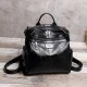 Women Vintage Oil Wax Multi-function Backpack Handbag Women Vintage Oil Wax Multi-function Backpack Handbag