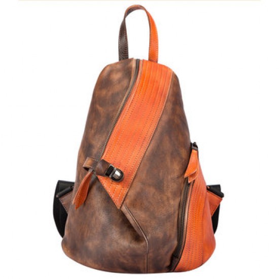 Women Retro Genuine Leather Vintage Craft Backpack Women Retro Genuine Leather Vintage Craft Backpack