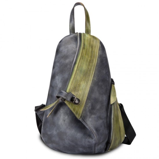 Women Retro Genuine Leather Vintage Craft Backpack Women Retro Genuine Leather Vintage Craft Backpack
