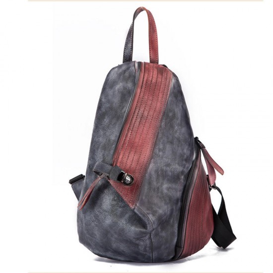 Women Retro Genuine Leather Vintage Craft Backpack Women Retro Genuine Leather Vintage Craft Backpack