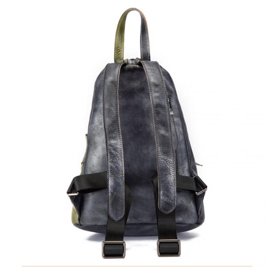 Women Retro Genuine Leather Vintage Craft Backpack Women Retro Genuine Leather Vintage Craft Backpack