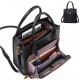 Brenice Women Solid Multifuction Handbag Work Crossbody Bag Muti-Pocket Multipurpose Bag Brenice Women Solid Multifuction Handbag Work Crossbody Bag Muti-Pocket Multipurpose Bag