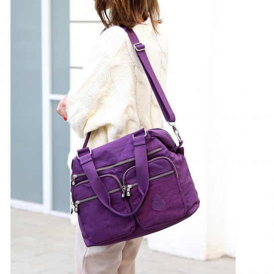 Nylon Large Capacity Lightweight Multi-pocket Crossbody Bag Nylon Large Capacity Lightweight Multi-pocket Crossbody Bag